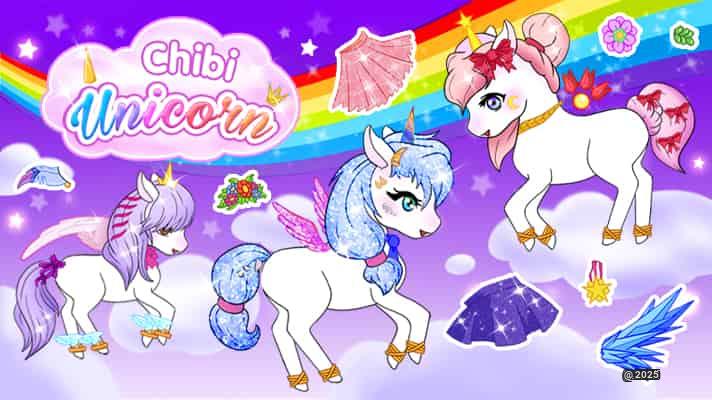 Chibi Unicorn Games for Girls - Unleash Your Imagination in a Magical World of Customization!